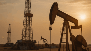 Oil rig in Bentiu.